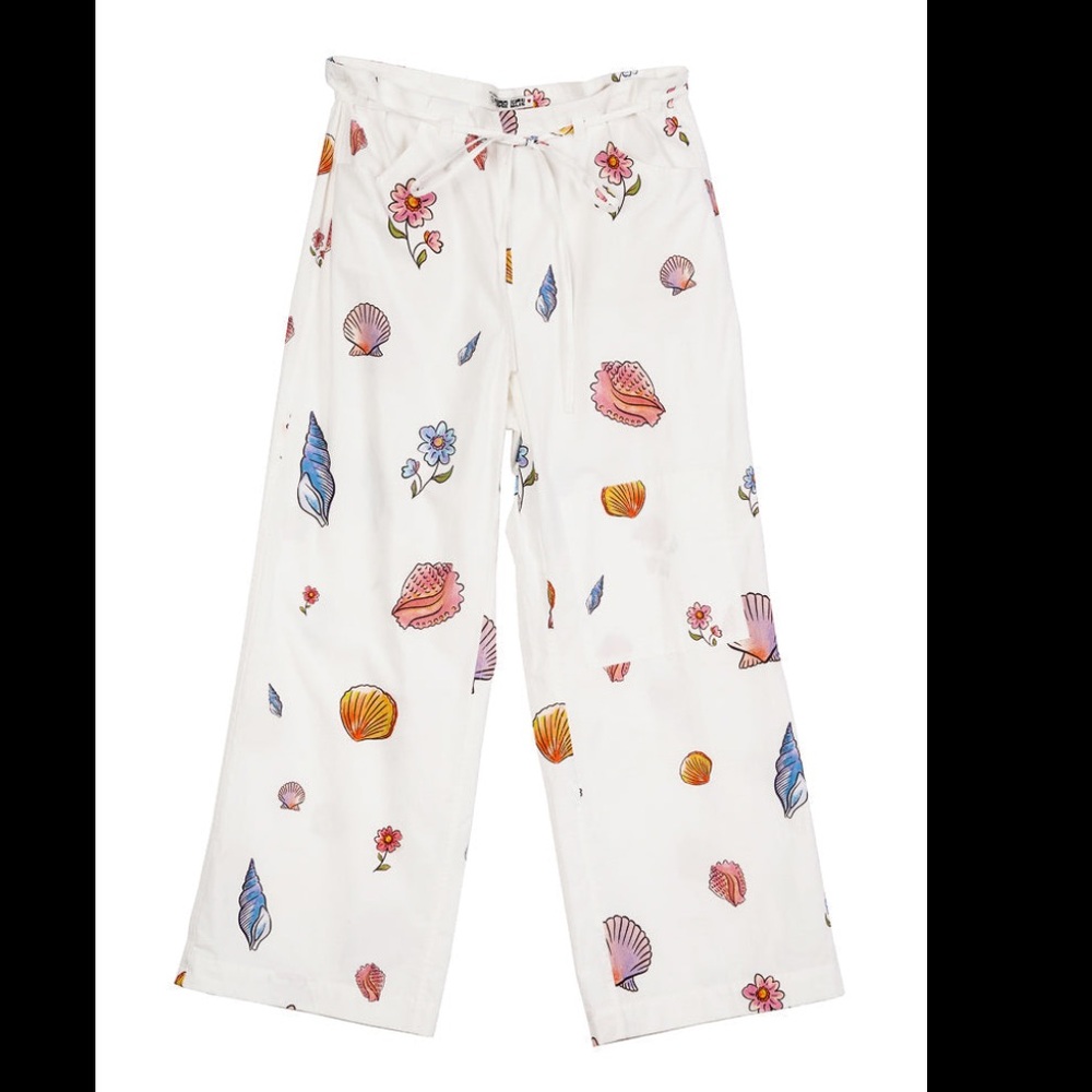 NWT Ciao Lucia Zaachi Pant Shell Print Drawstring